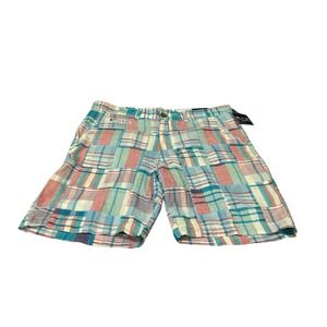 Charleston Threads Pastel Patchwork Chino Shorts Men's Size 36 NEW